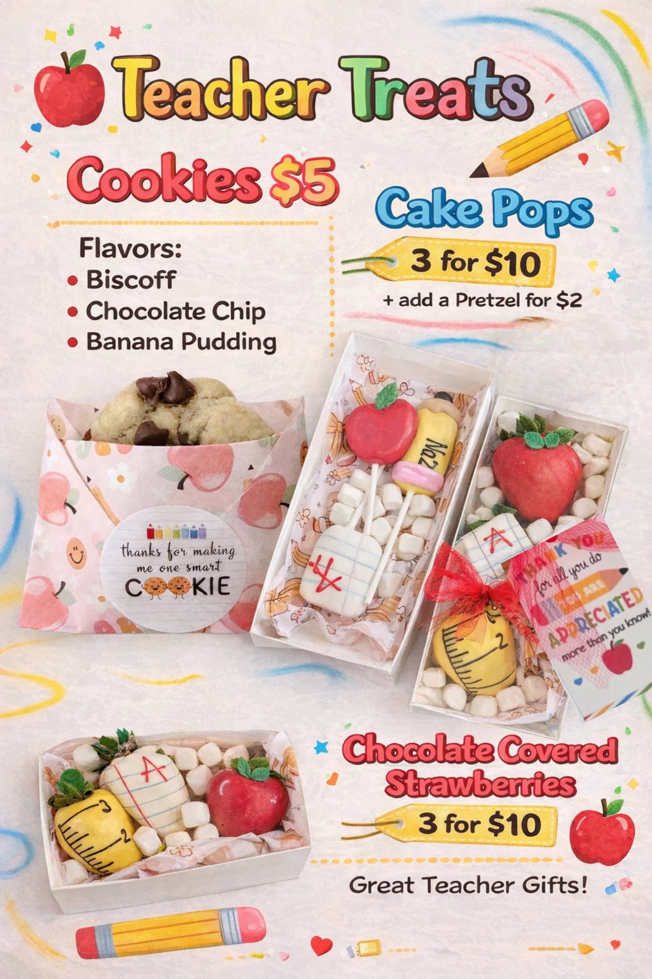 Teacher treat flyer